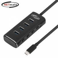 NETmate NM-UBC301 USB3.1 Type C 4포트 허브