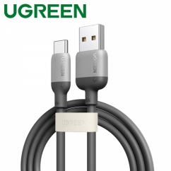 유그린 U-40211 USB2.0 AM-CM 실리콘 케이블 1.5m (블랙)