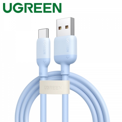 Ugreen U-40214 USB2.0 AM-CM 실리콘 케이블 1.5m (블루)