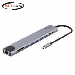 강원전자 넷메이트 NM-TCM03 USB Type C 10 in 1 멀티 허브