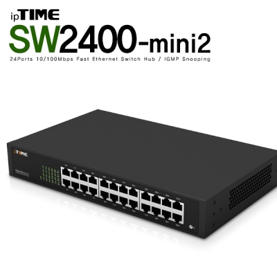 ipTIME(아이피타임) SW2400-mini2 24포트 스위칭 허브