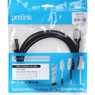 프로링크 PF458G-0200 USB3.0 AM-MicroB 케이블 2m