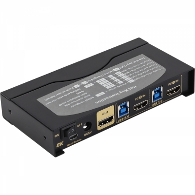 강원전자 넷메이트 NM-HK8602 8K 60Hz HDMI KVM 2:1 스위치(USB)