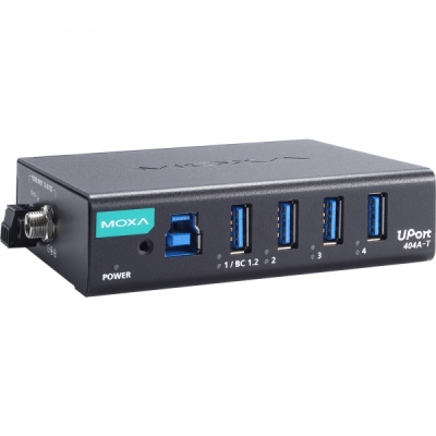 MOXA Uport 404A-T 산업용 USB3.0 4포트 허브(동작온도 -40~85℃)