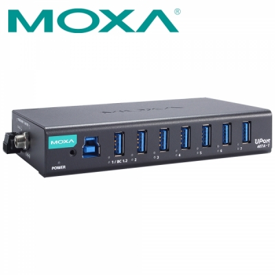 MOXA Uport 407A-T 산업용 USB3.0 7포트 허브(동작온도 -40~85℃)