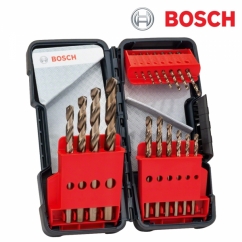 보쉬 HSS-Co 1~10mm 코발트 철공용 드릴비트 세트(18Pcs/2607017047)