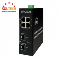 솔텍 SFC300-SFP 산업용 4+2포트 스위칭 허브(SFP 2포트)