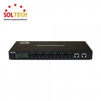 솔텍 SFC400-SCM6 2+6포트 이더넷 스위치(SC/멀티/광 6포트)