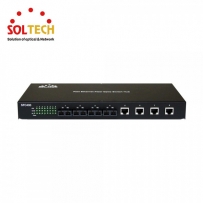 솔텍 SFC400-SCM4 4+4포트 이더넷 스위치(SC/멀티/광 4포트)
