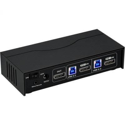 강원전자 넷메이트 NM-DK8302P 8K 지원 Displayport KVM 2:1 스위치(USB)