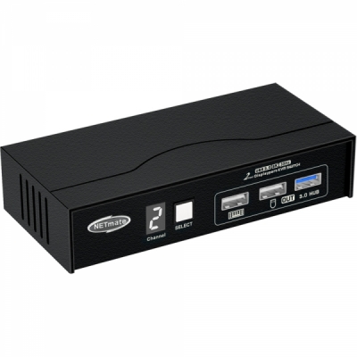 강원전자 넷메이트 NM-DK8302P 8K 지원 Displayport KVM 2:1 스위치(USB)