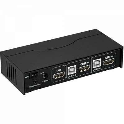 강원전자 넷메이트 NM-HK4602P 4K 60Hz HDMI KVM 2:1 스위치(USB)