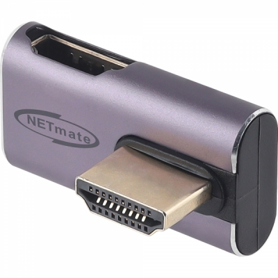 강원전자 넷메이트 NM-HG2105 HDMI 2.1 M/F 위쪽 꺾임 젠더
