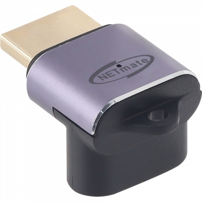강원전자 넷메이트 NM-HG2108 HDMI 2.1 M/F 아래쪽 꺾임 젠더