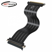 강원전자 넷메이트 NM-DPC1723 PCI-E 4.0 라이저 케이블 300mm (블랙/일자형)