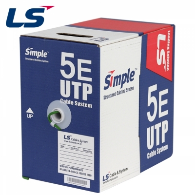 LS전선 CAT.5E UTP 케이블 300m (단선/그린) LS CAT.5E UTP 300m(Green)