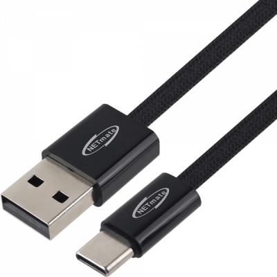 강원전자 넷메이트 NM-UCA2151BM USB2.0 마그네틱 AM-CM 케이블 1m (블랙)