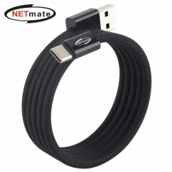 강원전자 넷메이트 NM-UCA2151BM USB2.0 마그네틱 AM-CM 케이블 1m (블랙)