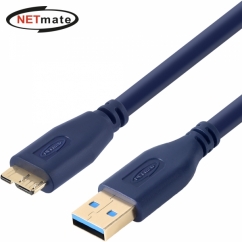 강원전자 넷메이트 NM-UM305DB USB3.0 AM-MicroB 케이블 0.5m