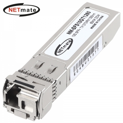 강원전자 넷메이트 NM-SFS10GT1260 10G 싱글모드 SFP+ BiDi 광 모듈(TX1270nm/RX1330nm/60km)