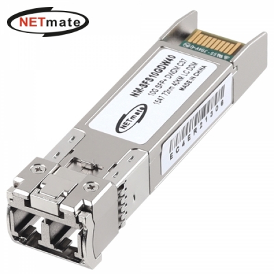 강원전자 넷메이트 NM-SFS10GDW40 10G 싱글모드 SFP+ DWDM 광 모듈(C37 1547.72nm/40km)