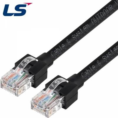 LS전선 NMX-LS550XBKZ CAT.5E UTP 옥외용 랜 케이블 5m (블랙)