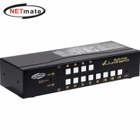 강원전자 넷메이트 NM-HKM4304D Multi-View 듀얼 4K HDMI KVM 4:1 스위치(USB)