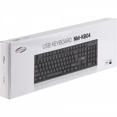 강원전자 넷메이트 멀티미디어 USB 유선 키보드 NM-KB04