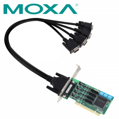 MOXA CP-114UL-I-DB9M PCI 4포트 RS232/422/485  아이솔레이션 시리얼카드(슬림PC겸용)