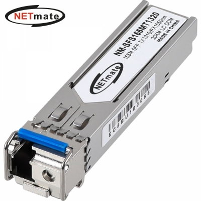 강원전자 넷메이트 155M 싱글모드 SFP BiDi 광 모듈 (TX1310nm/RX1550nm, 20km) NM-SFS155MT1320