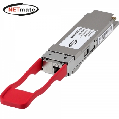 강원전자 넷메이트 100G 싱글모드 QSFP28 BiDi LR1 광 모듈 (TX1311nm/RX1291nm, 20km) NM-SFS100GT1320