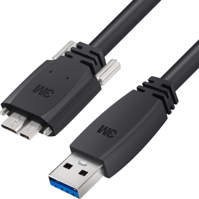 3M USB3 Vision AM-MicroB 케이블 2m 1U30A-MB2-SA1-200