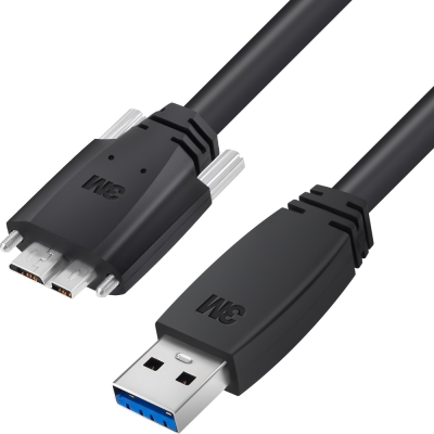 3M USB3 Vision 1천만회 내굴곡성 Medium-Flex AM-MicroB 케이블 5m 1U30S-MB2-SA1-500