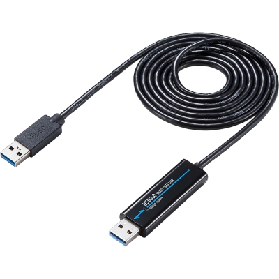 강원전자 산와서플라이 USB3.0 KM 데이터 통신 컨버터(키보드/마우스 공유) 500-USB033