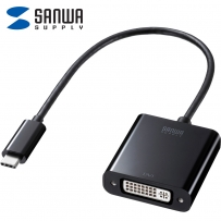 강원전자 산와서플라이 USB Type C to DVI 컨버터 AD-ALCDV