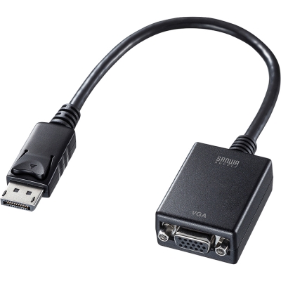 강원전자 산와서플라이 DP to VGA 컨버터 AD-DPV06