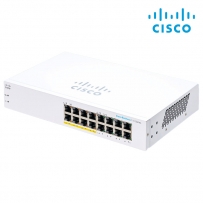 시스코 16포트 PoE 기가비트 스위칭 허브, 64W PoE+ 8포트 CBS110-16PP