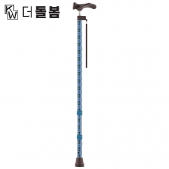 강원전자 더돌봄 프리미엄 아이젠 오른손 지팡이(블루) DB-CASB01