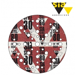 시아 5500 150mm 원형 48홀 샌딩페이퍼 80방(50개입) F03E008P1V