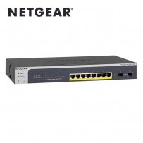 넷기어 8포트 기가비트 스위칭 허브, 190W PoE+ / 1G SFP 2포트 GS510TPP