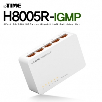 ipTIME(아이피타임) 5포트 기가비트 스위칭 허브 H8005R-IGMP