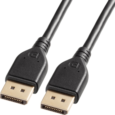 강원전자 산와서플라이 VESA 공식 인증 DisplayPort 2.1 DP80 케이블 1m KC-DP8010