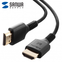 강원전자 산와서플라이 8K 60Hz HDMI 2.1 Slim 케이블 1m KM-HD20-US10