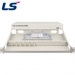 LS전선 12포트 1U 랙 타입 광분배함, 멀티모드 LC 12코어 LS-FDF-LC-MM-C-012-DP-I