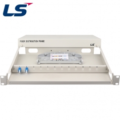 LS전선 12포트 1U 랙 타입 광분배함, 싱글모드 LC 4코어 LS-FDF-LC-SM-004-DP-I