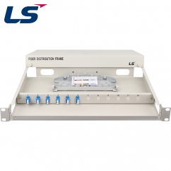 LS전선 12포트 1U 랙 타입 광분배함, 싱글모드 LC 12코어 LS-FDF-LC-SM-012-DP-I