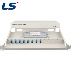 LS전선 12포트 1U 랙 타입 광분배함, 싱글모드 SC 8코어 LS-FDF-SC-SM-008-SP-I