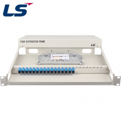 LS전선 24포트 1U 랙 타입 광분배함, 싱글모드 SC 16코어 LS-FDF-SC-SM-016-SP-I