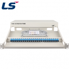 LS전선 24포트 1U 랙 타입 광분배함, 싱글모드 SC 24코어 LS-FDF-SC-SM-024-SP-I