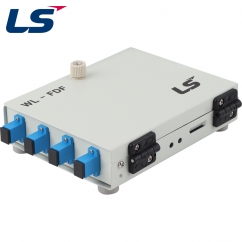LS전선 4포트 미니 광분배함, 싱글모드 SC 4코어 LS-FDF-SC-SM-C-004-SP-MW
